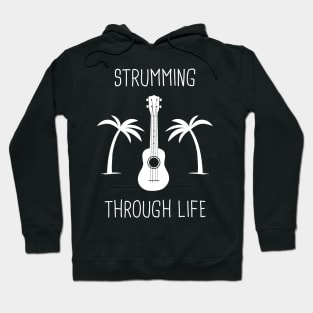 Strumming Though Life With A Ukulele Hoodie